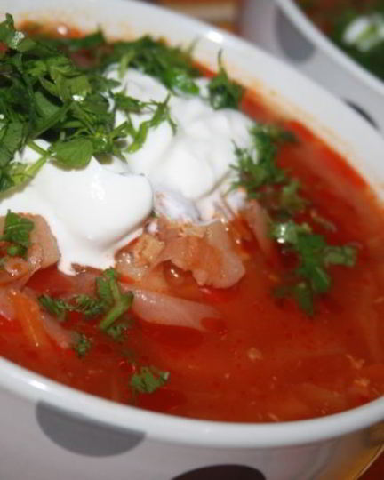 Рецепт вкусного борща на домашней курице