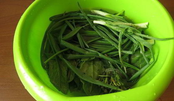 зеленый борщ с судаком