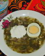 Зеленый борщ