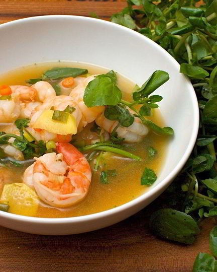 Рецепт бульона из креветочных панцирей