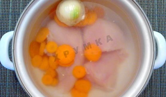 бульон из куриных грудок