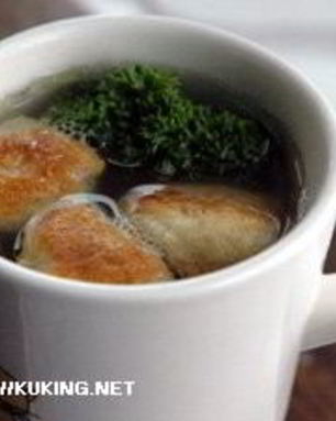 Бульон куриный с клецками a la solferino