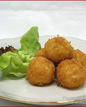 Бульон с картофельными крокетами