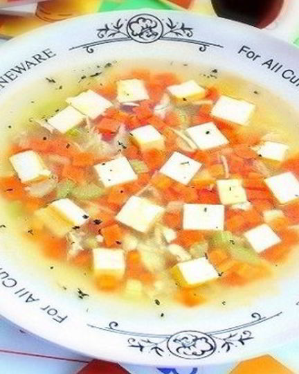 Рецепт бульона с омлетом