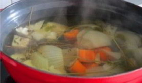 бульон с омлетом