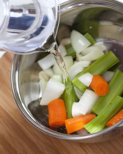 Рецепт детский овощной бульон