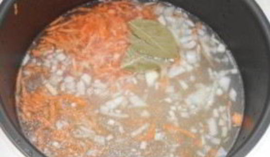 фасолевый суп на говяжьем бульоне