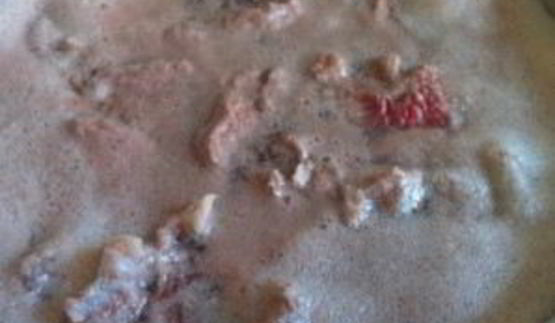 фасолевый суп на мясном бульоне