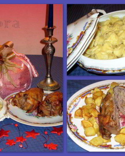 Рецепт каппеллетти в бульоне и фаршированные голуби