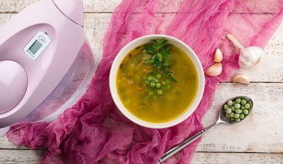 куриный бульон с овощами