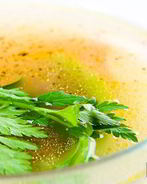 Мороженный куриный бульон