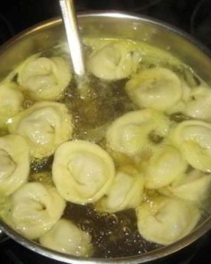 Рецепт пельменей с бульоном