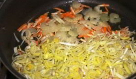 простой суп на мясном бульоне