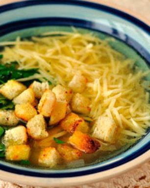 Чешский чесночный суп