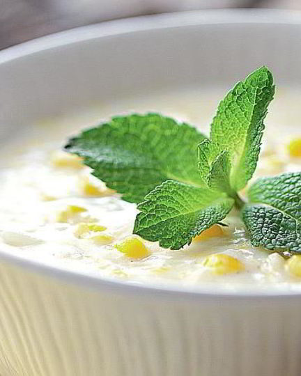 Рецепт десертного супа из кукурузы с кокосовым молоком