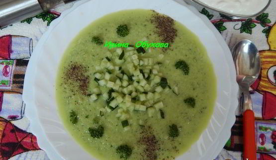 зеленый гаспачо