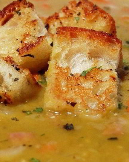 Рецепт горохового супа домашнего на телячьем бульоне