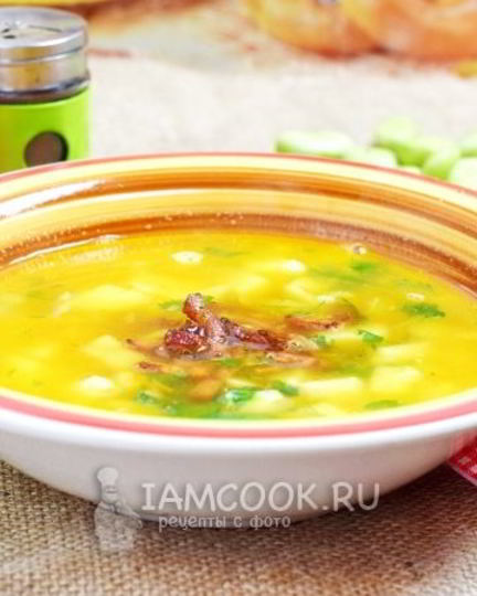 Рецепт горохового супа с беконом
