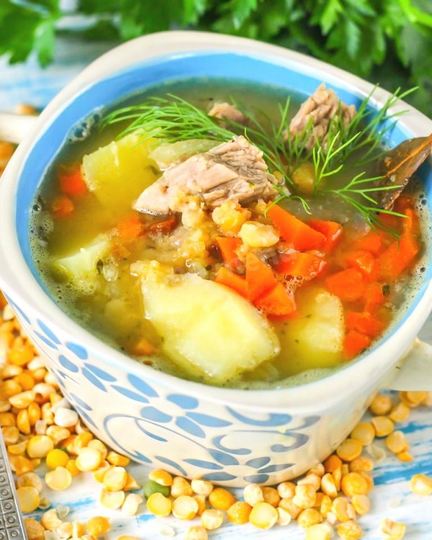 Рецепт горохового супа с говядиной