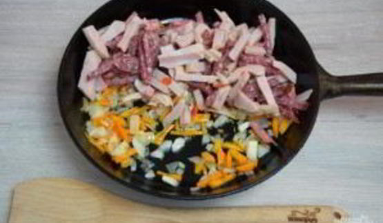 гороховый суп с копченостями