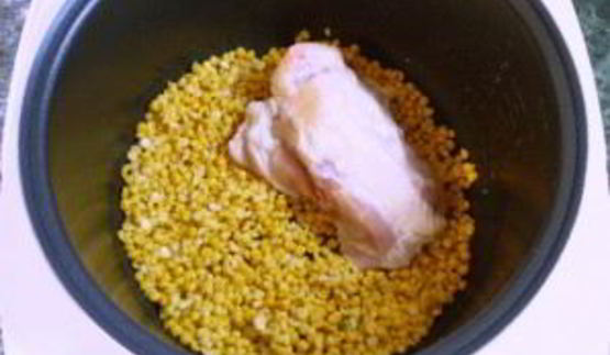 гороховый суп с курицей в мультиварке