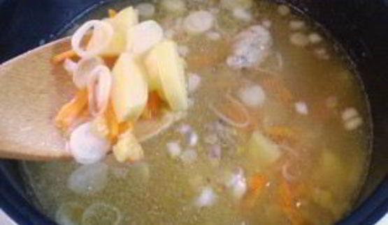 гороховый суп с курицей в мультиварке