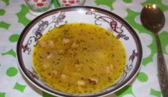 гороховый суп с салом