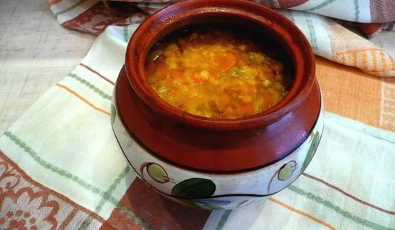 гороховый суп с тушенкой