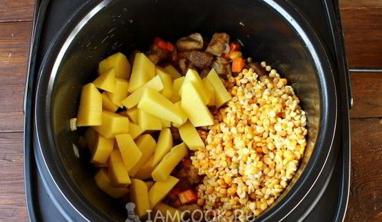 гороховый суп со свининой в мультиварке