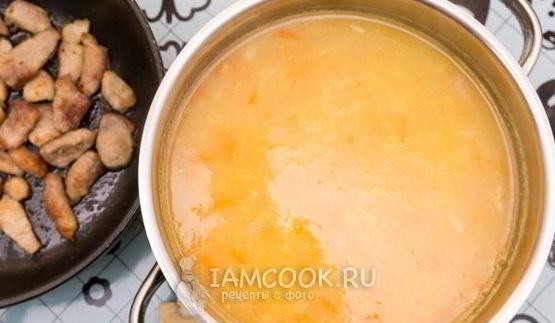 гороховый суп со свининой