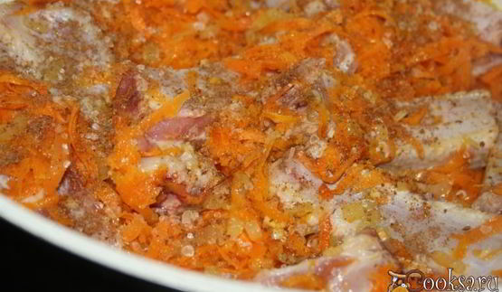 гороховый суп со свиными ребрышками