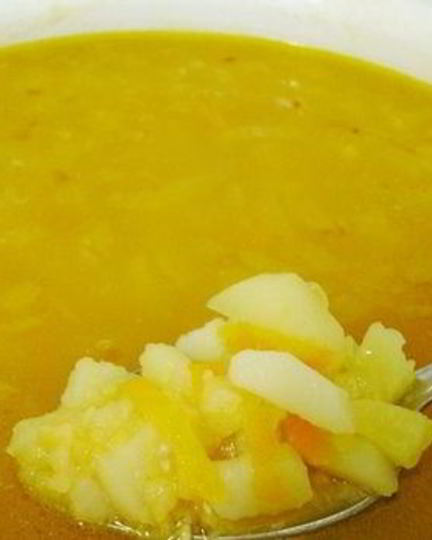 Рецепт постного горохового супа без копченостей