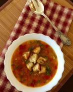 Постный гороховый суп