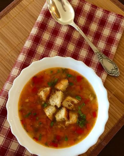 Рецепт постного горохового супа