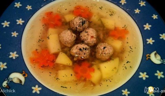 гречневый супчик с фрикадельками