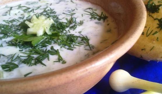 холодник из кефира по-белорусски