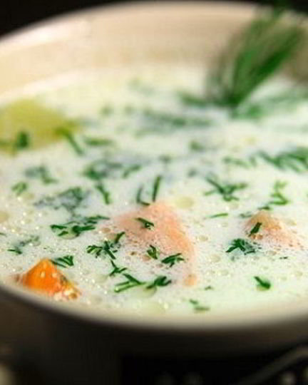 Рецепт холодного рыбного супа