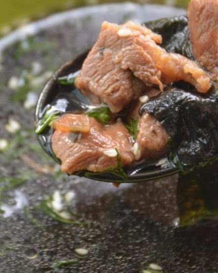 Рецепт холодного супа из морской капусты