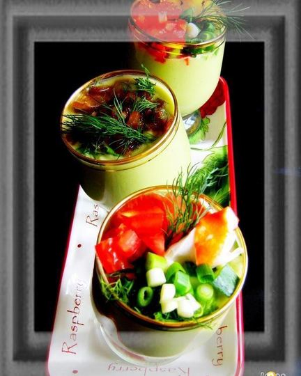 Рецепт холодного супа-пюре авокадо и компания