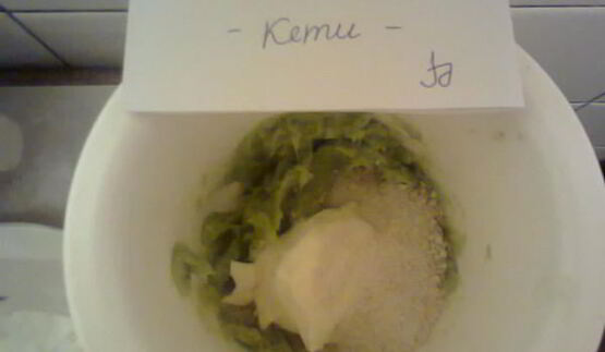 холодный суп-пюре из бруссельской капусты