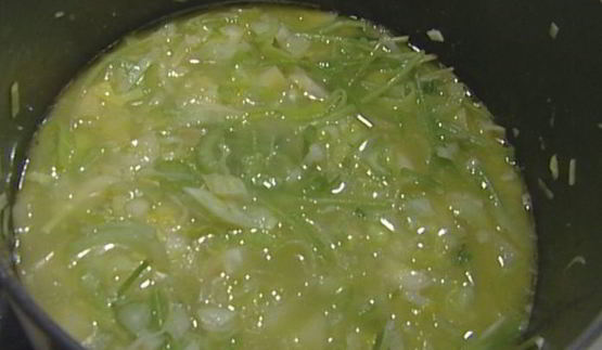 холодный суп-пюре из петрушки