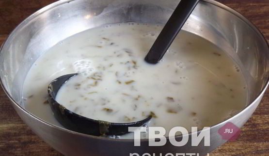 холодный суп со щавелем