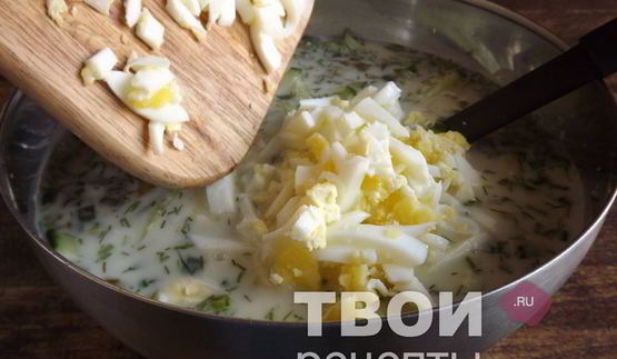 холодный суп со щавелем