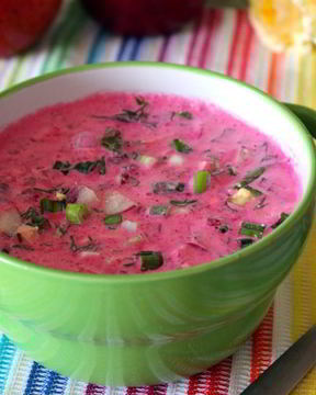 Холодный свекольный суп
