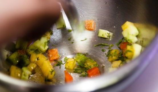 холодный томатный суп