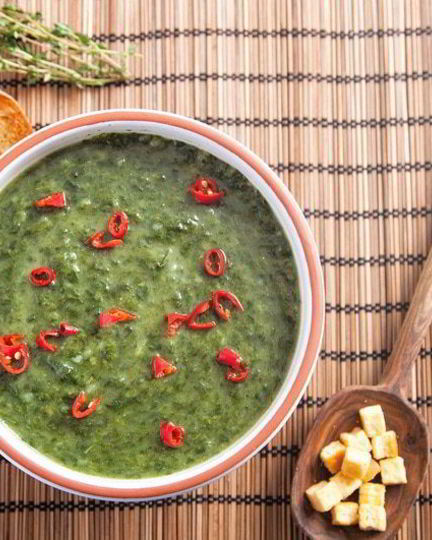 Рецепт холодного зеленого супа