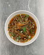 Китайский холодный суп из баклажанов