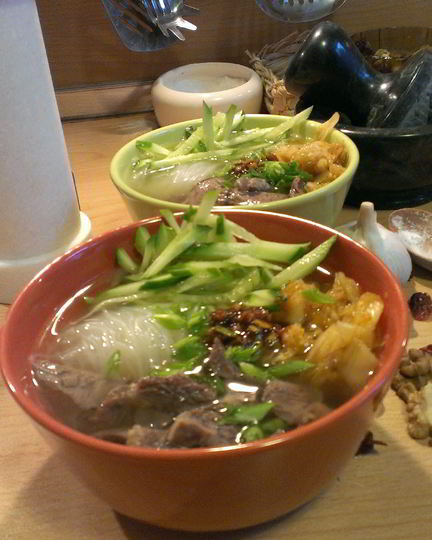 Рецепт острого супа кукси с кимчи