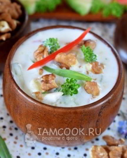 Рецепт супа таратор с авокадо и тархуном