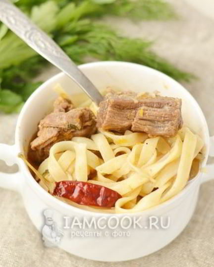 Рецепт лагмана с говядиной